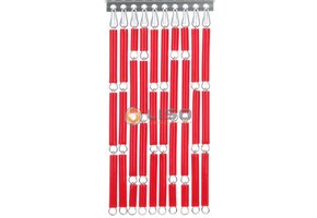 Vliegengordijn Liso RAL 3028 Zuiver rood ✔ Op maat gemaakt