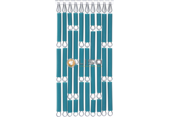 Vliegengordijn Liso RAL 5021 Waterblauw ✔ Op maat gemaakt