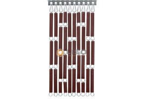 Vliegengordijn Liso RAL 8002 Signaalbruin ✔ Op maat gemaakt