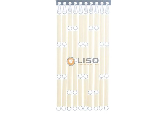 Vliegengordijn Liso Vanille ✔ Op maat gemaakt