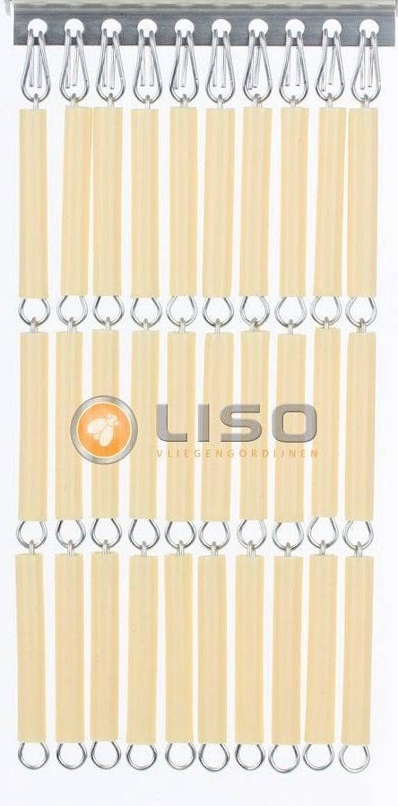 Vliegengordijn Liso Vanille ✔ Op maat gemaakt - Prijs per m²