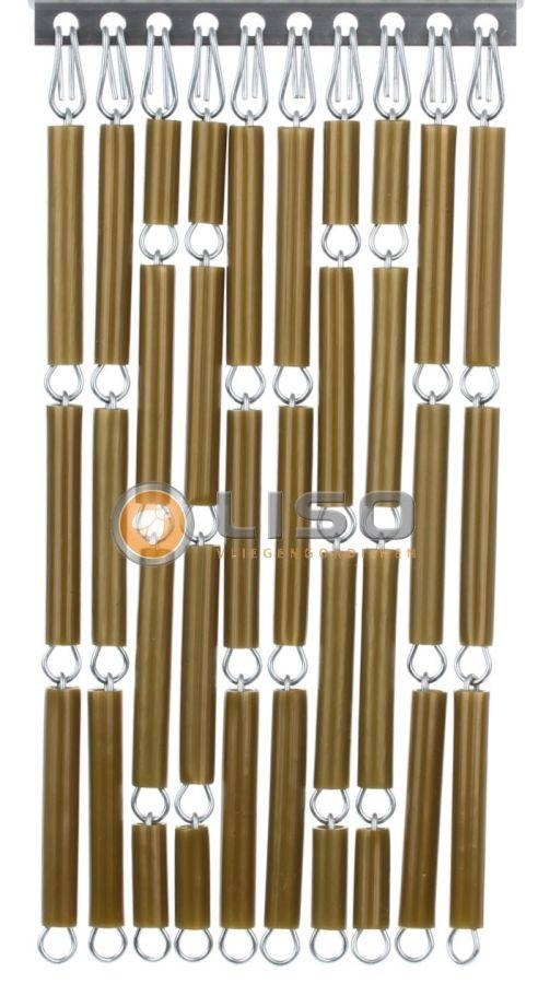 Vliegengordijn Liso Goud/brons ✔ Op maat gemaakt - Prijs per m²