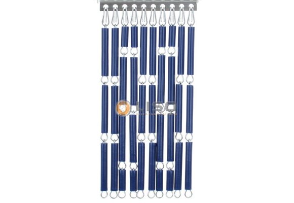 Vliegengordijn Liso Donkerblauw ✔ Op maat gemaakt