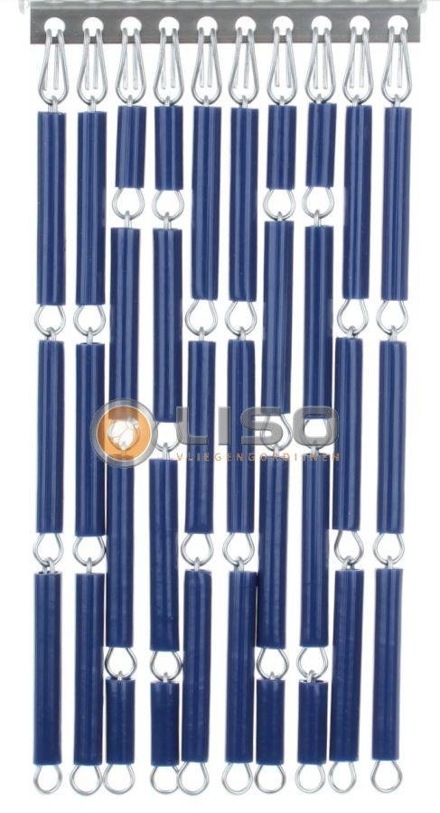 Vliegengordijn Liso Donkerblauw ✔ Op maat gemaakt - Prijs per m²