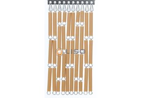 Vliegengordijn Liso Caramel ✔ Op maat gemaakt