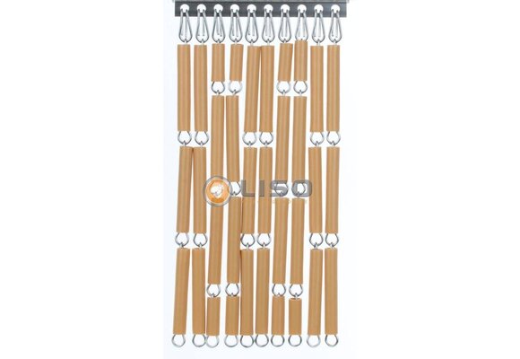 Vliegengordijn Liso Caramel ✔ Op maat gemaakt