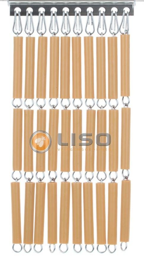 Vliegengordijn Liso Caramel ✔ Op maat gemaakt - Prijs per m²