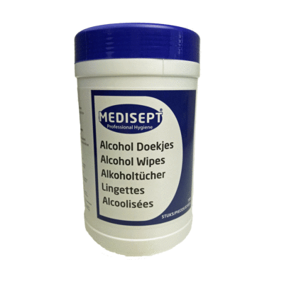 Medisept Medisept Alcoholdoekjes 70%  bus á 100 stuks