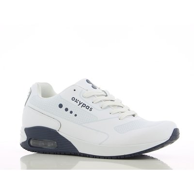 Oxypas Oxypas Justin wit/ navy - Beperkte maten met ouder logo ( MAATADVIES, NEEM 1 MAAT GROTER!)