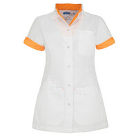 De Berkel Damesjas Livia wit/oranje