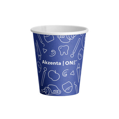 Akzenta Drinkcups Streetart karton magic blue - ECO Friendly