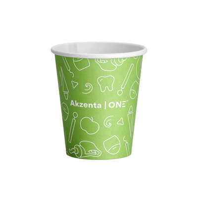 Akzenta Drinkcups Streetart karton fresh green - ECO Friendly