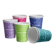 Akzenta Drinkcups Streetart karton mixed colors - ECO Friendly