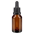 Sample flesje met pipet kleur amber ( 3 ml)