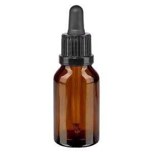 Sample flesje met pipet kleur amber ( 3 ml)