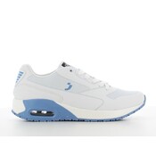 Oxypas Oxypas/ Safetyjogger Ela wit/lichtblauw ( MAATADVIES, NEEM 1 MAAT GROTER!)