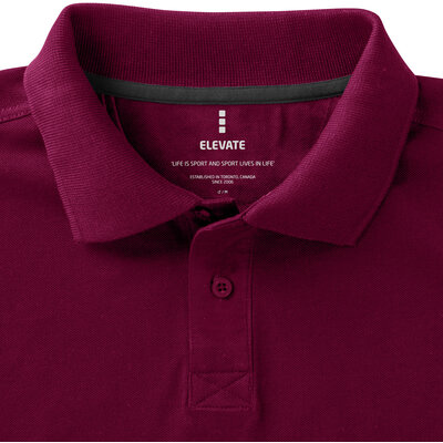 Elevate Elevate Calgary unisex polo bourgonisch