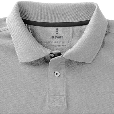 Elevate Elevate Calgary unisex polo grijs gemêleerd