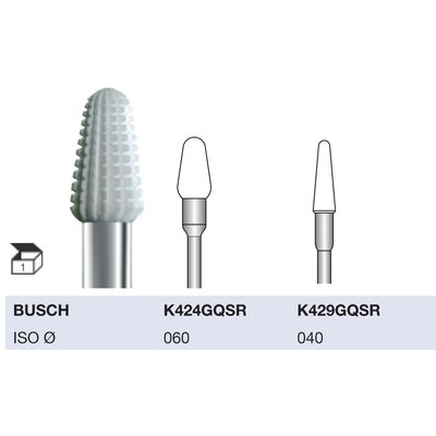 Busch Busch Keramische Fresen grof div. maten