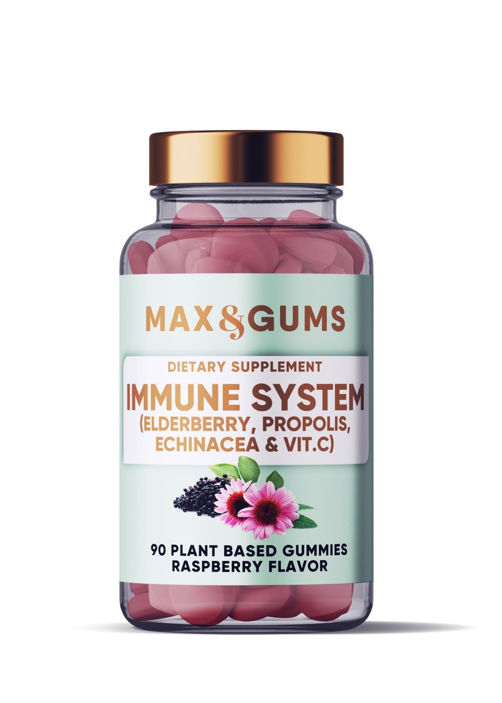 Max&Gums Immuunsysteem 90 stuks