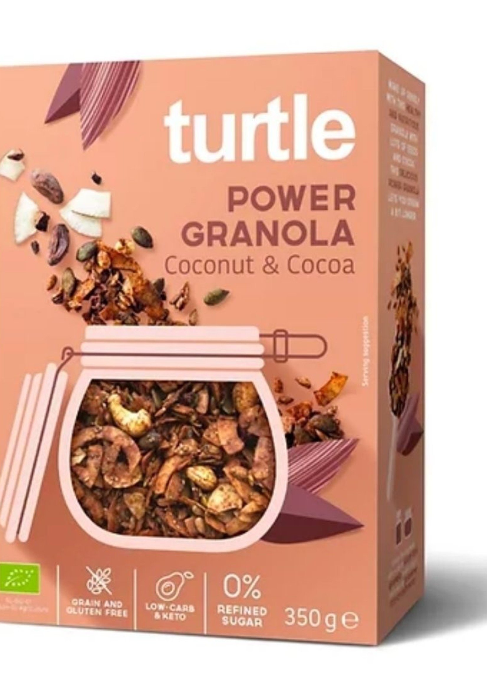 Turtle Granola met Walnoot & Chocolade Biologisch 350 gram