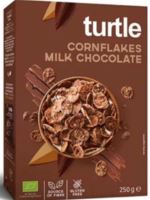 Turtle Cornflakes met Melkchocolade Biologisch 250 gram