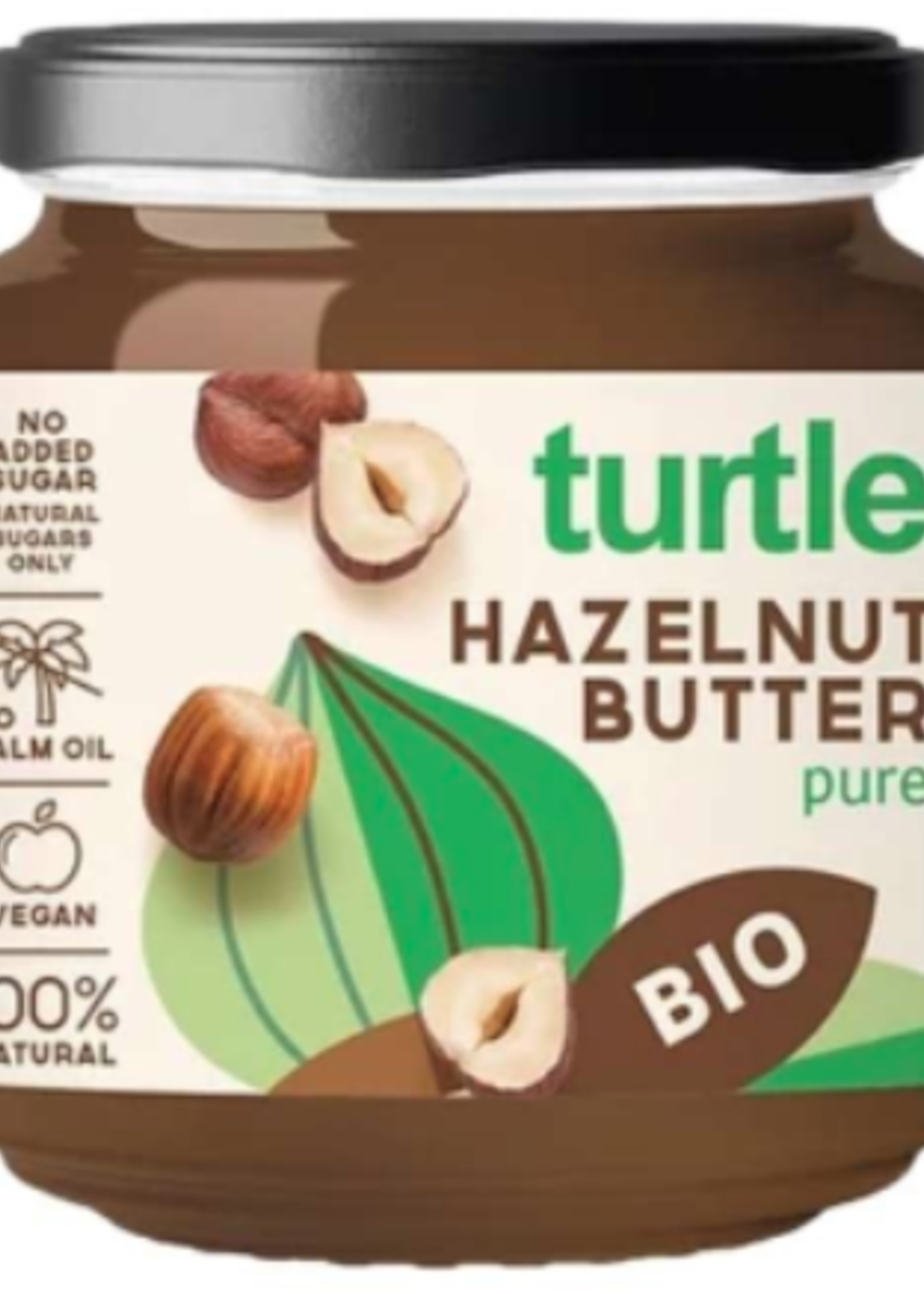 Turtle Hazelnootpasta Biologisch 200 gram