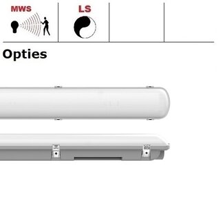 EM - Kosnic Avon LED, 1x1500mm, 30W, 4000K, parkeergarage en halverlichting (optie: met bewegingssensor ON/OFF en lichtsensor)