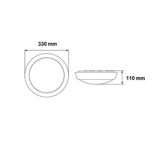 10 stuks LNR LED, 9/14/18W, 3000/4000/6500K, met nood, trappenhuis en halverlichting