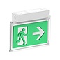 10 stuks HWC LED opbouw noodverlichting, wand-plafond, 2,5W, vluchtwegverlichting, incl. pictoset