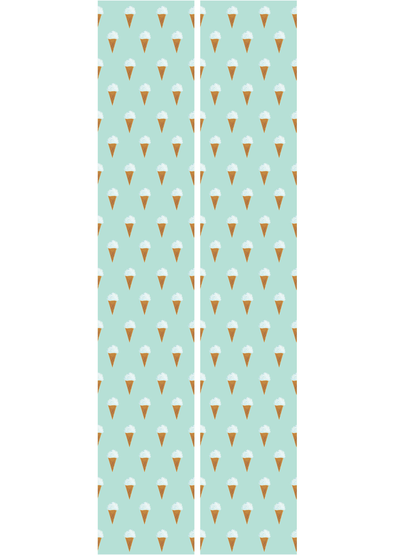 Wallpaper Fiep Westendorp Ice cream, Mint, 97.4 x 280 cm