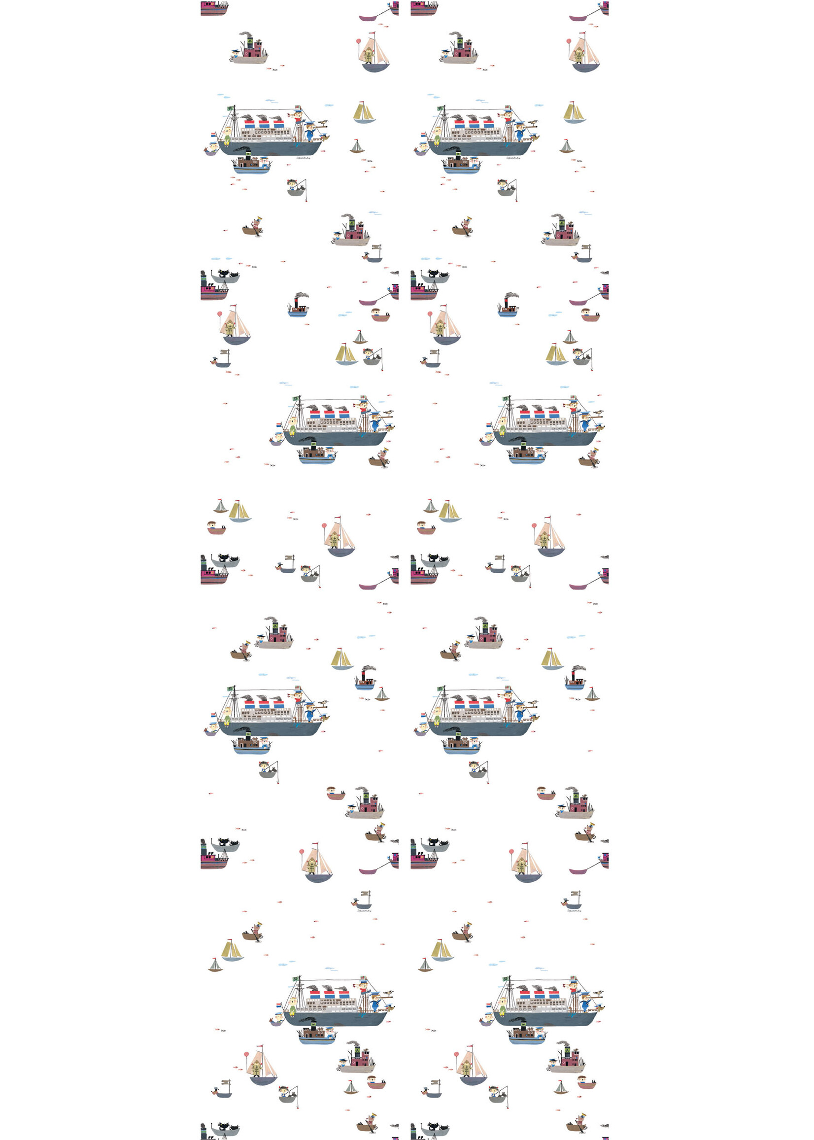 Wallpaper Fiep Westendorp Holland America Line, 97.4 x 280 cm