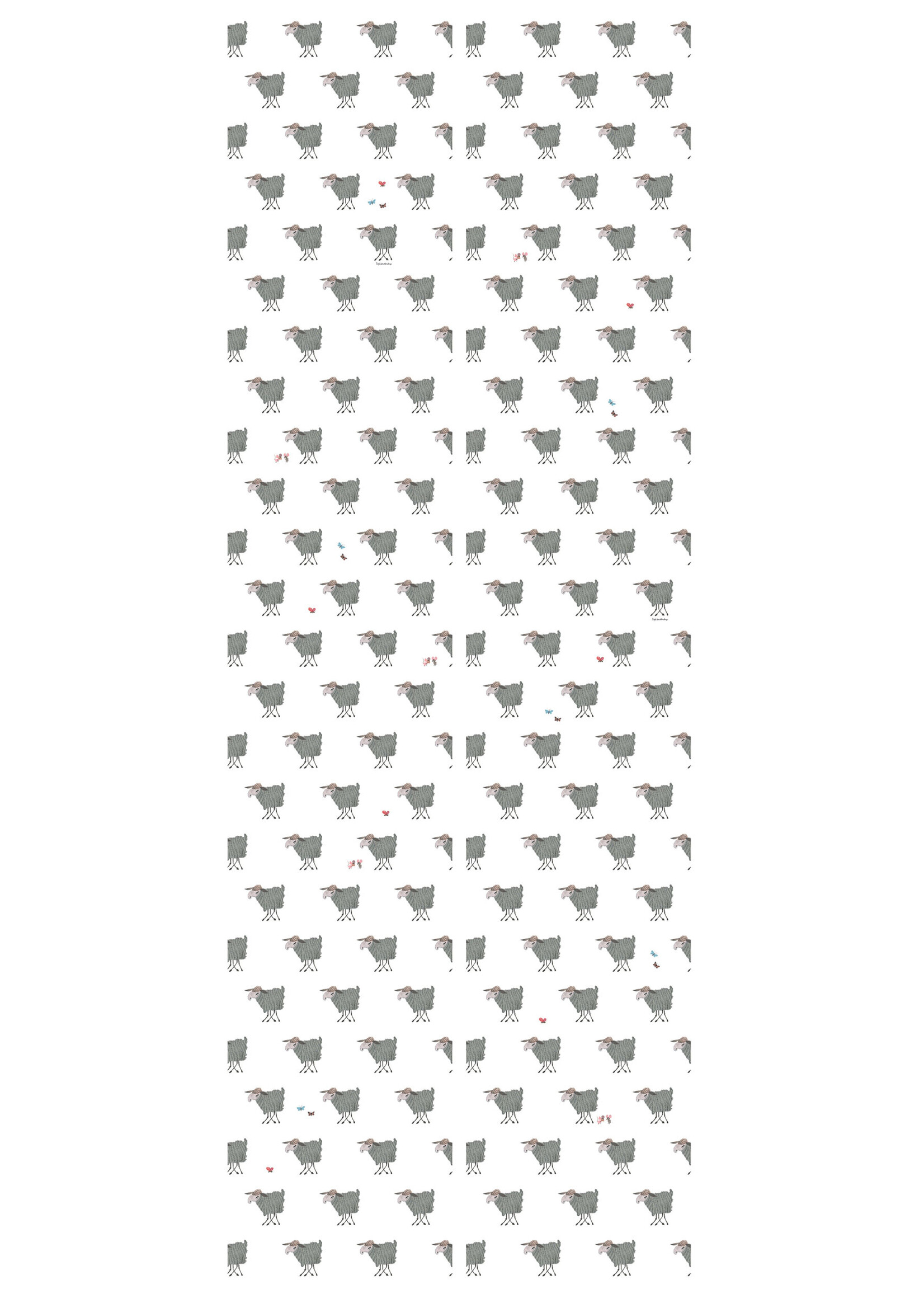 Wallpaper Fiep Westendorp Sheep, 97.4 x 280 cm