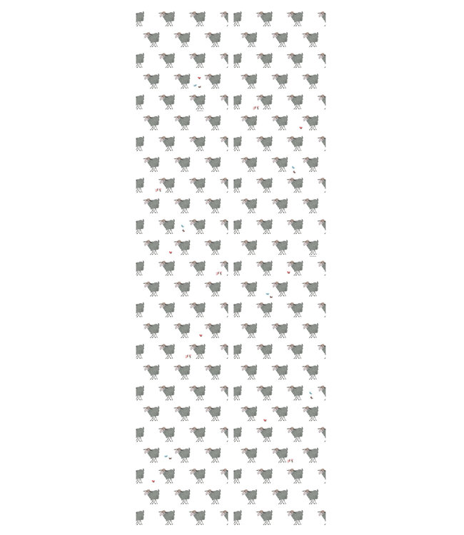 Tapete Fiep Westendorp Schafe, 97.4 x 280 cm