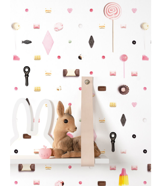Behang Gemengd Snoep, 146.1 x 280 cm