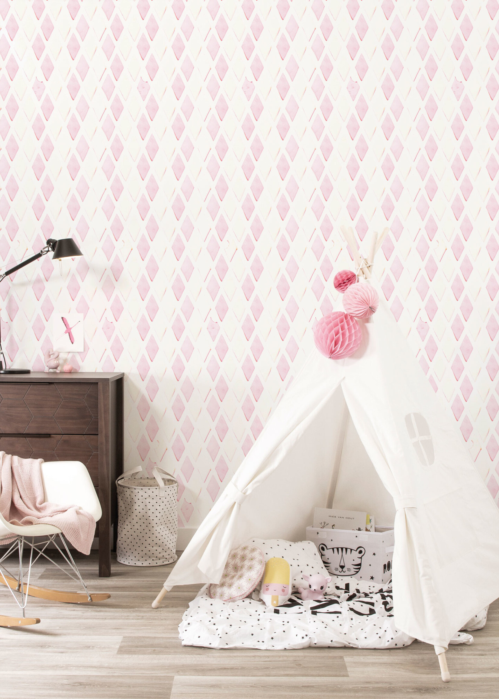 Wallpaper Marshmallows, 146.1 x 280 cm