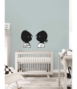 Wall stickers Jip & Janneke, Portrait XL, 90 x 60 cm