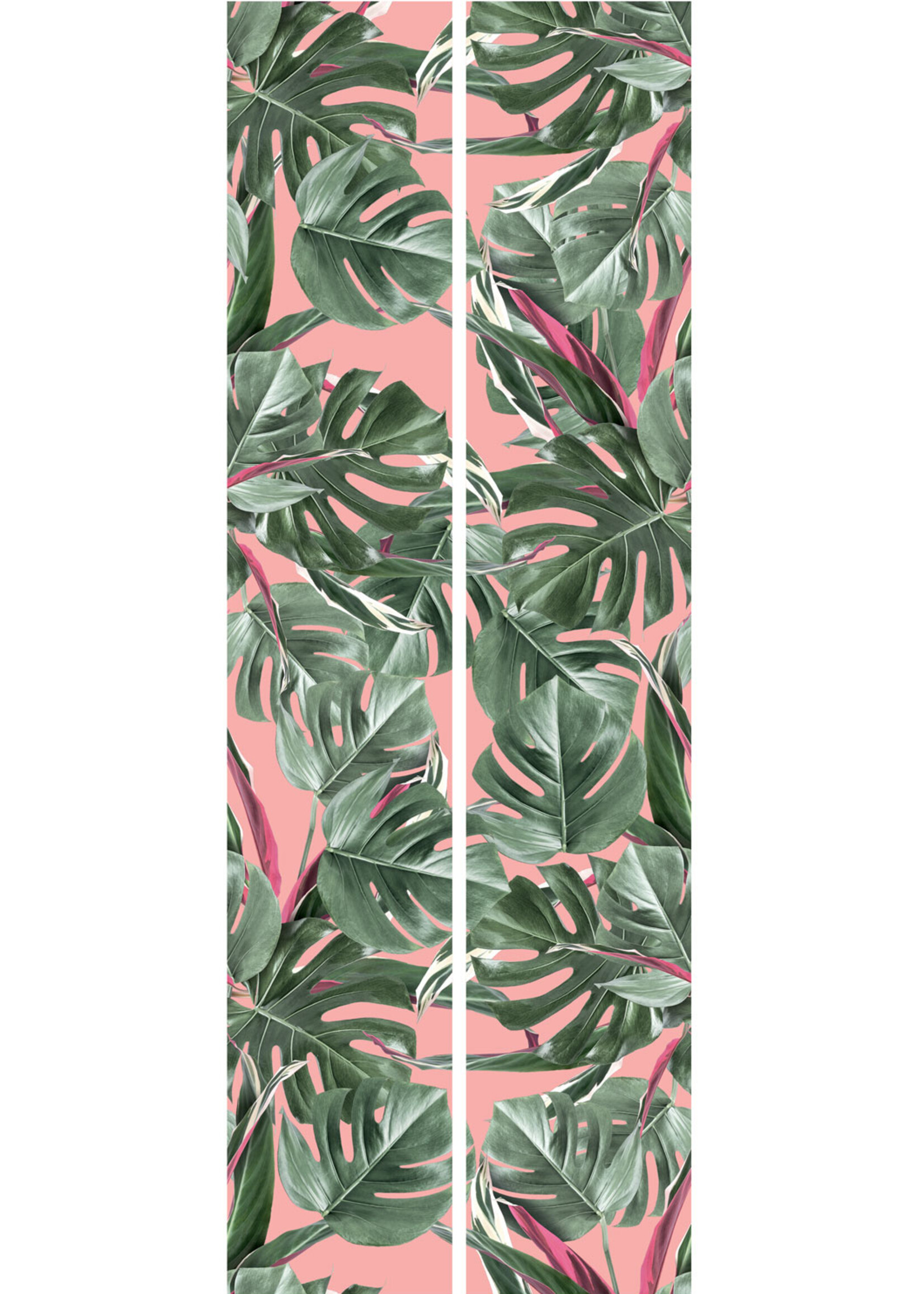 Botanical wallpaper Monstera, 97.4 x 280 cm