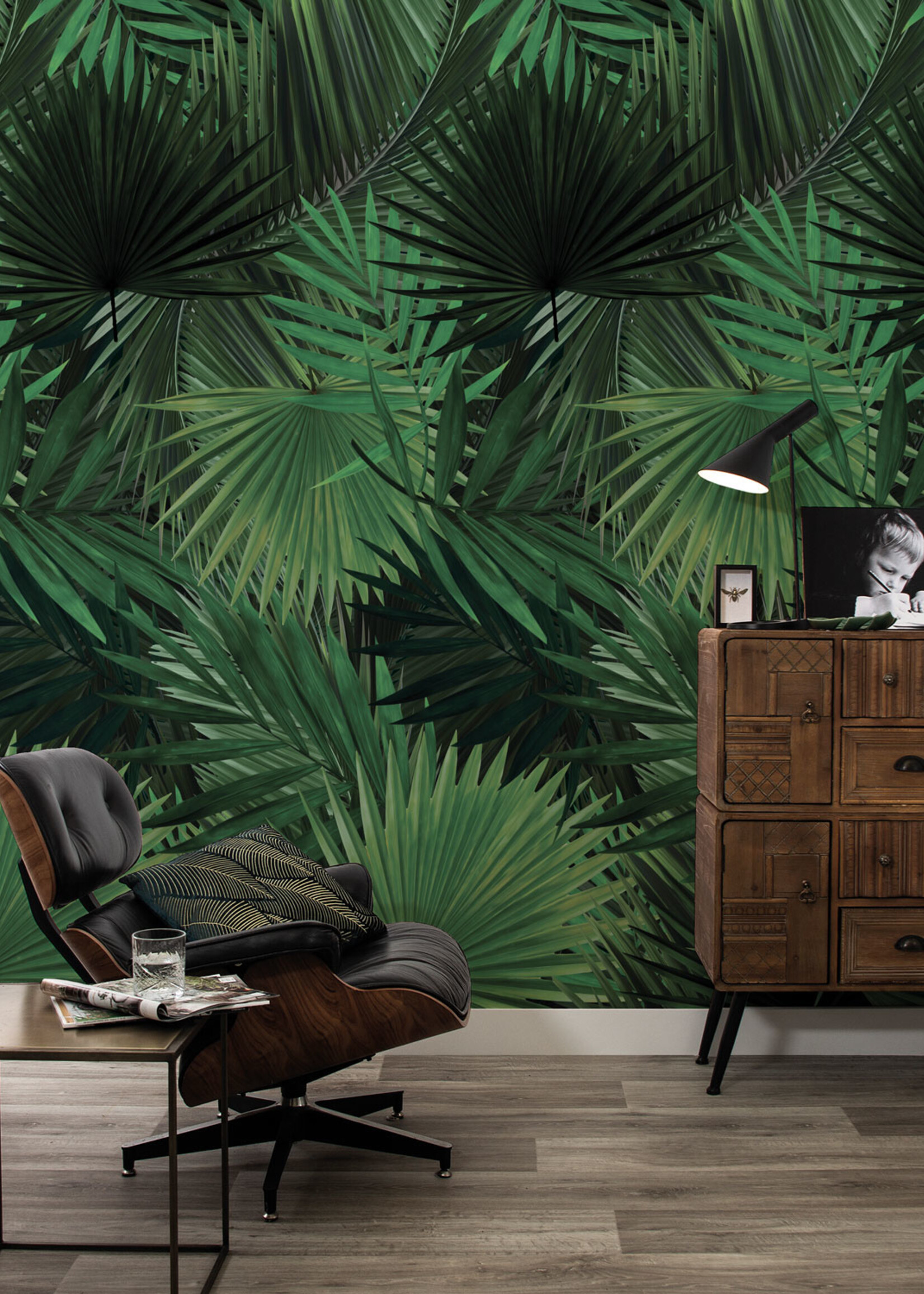 Botanical Tapete Palm, 97.4 x 280 cm