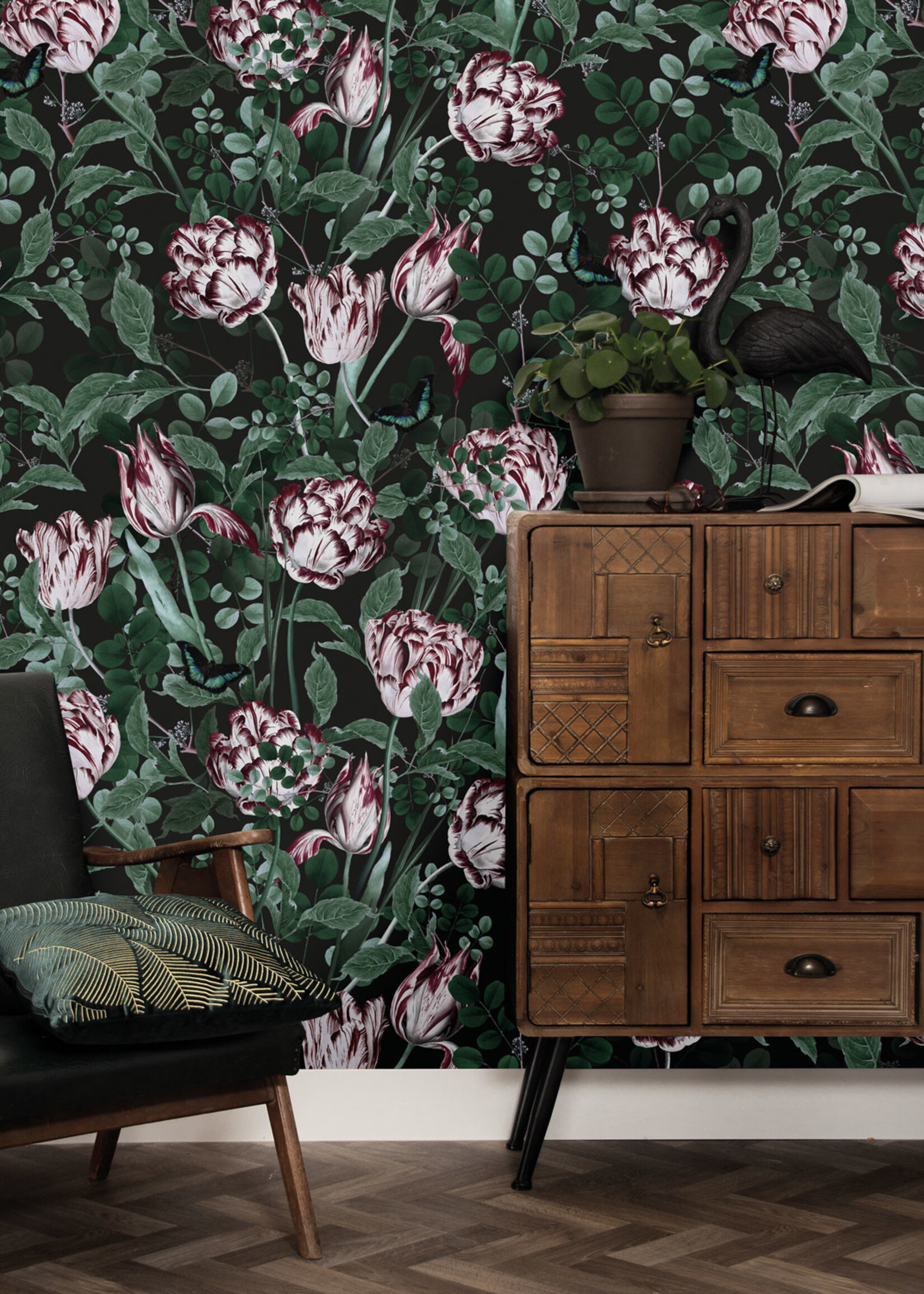 Wallpaper Bold Botanics, 97.4 x 280 cm