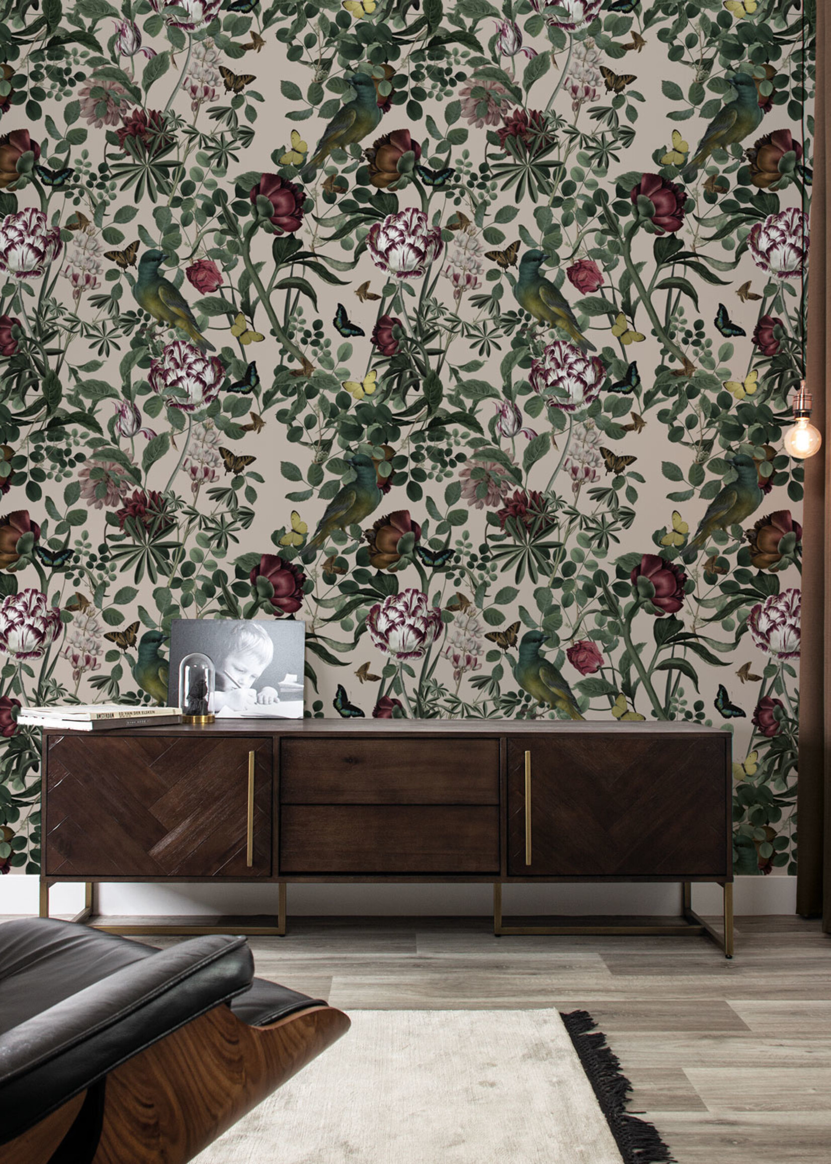 Botanisch behang Bold Botanics, 97.4 x 280 cm