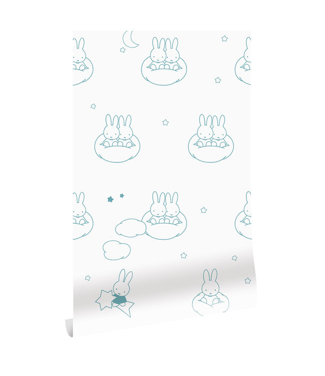 Wallpaper Miffy Clouds, 97.4 x 280 cm