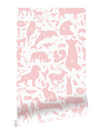 Tapete ABC Animals, Rosa, 146.1 x 280 cm
