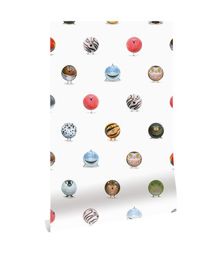 Herhaalbaar Tapete Animal Marbles, 97.4 x 280 cm