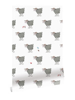Tapete Fiep Westendorp Schafe, 97.4 x 280 cm