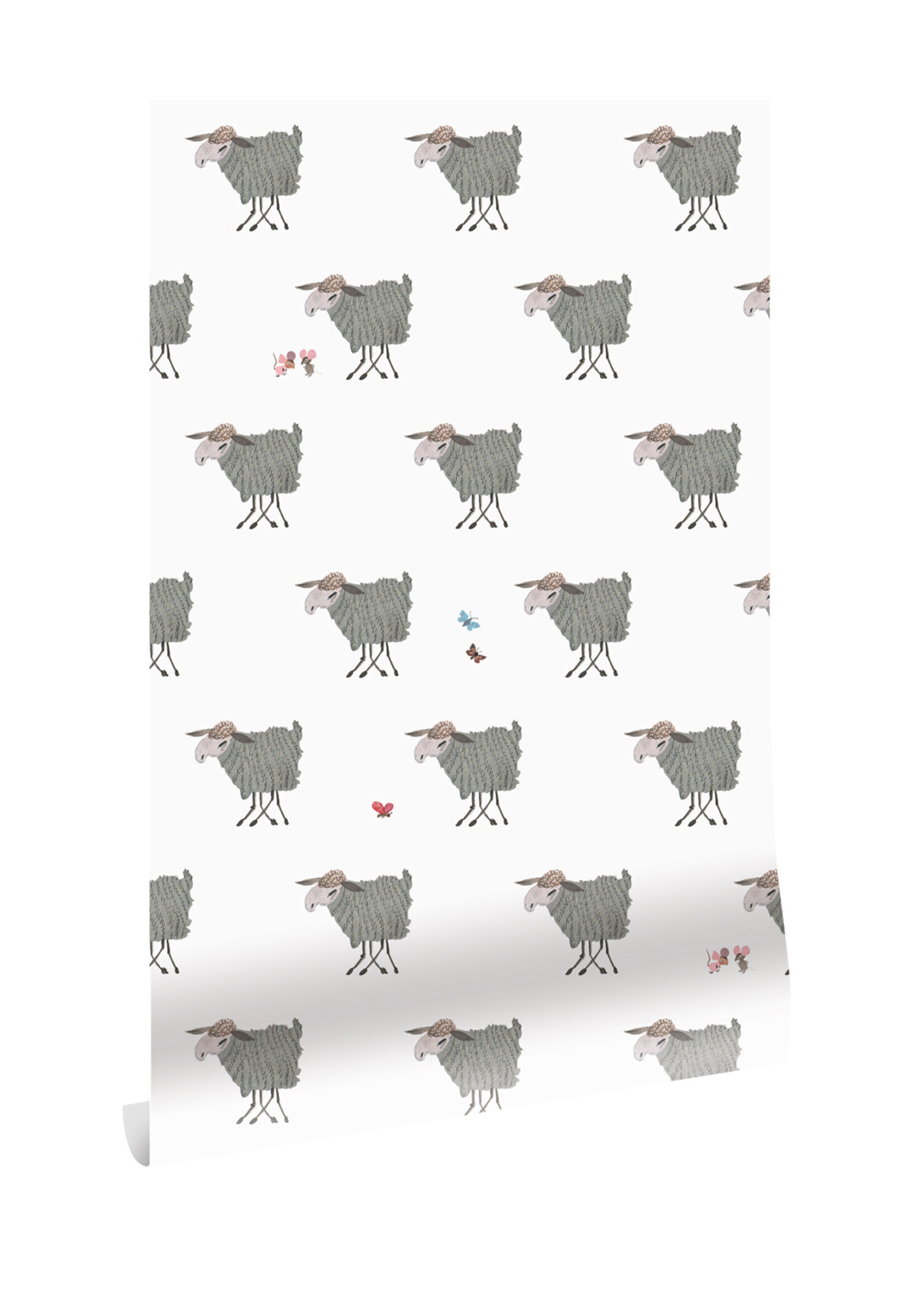 Behang Fiep Westendorp Schaapjes, 97.4 x 280 cm
