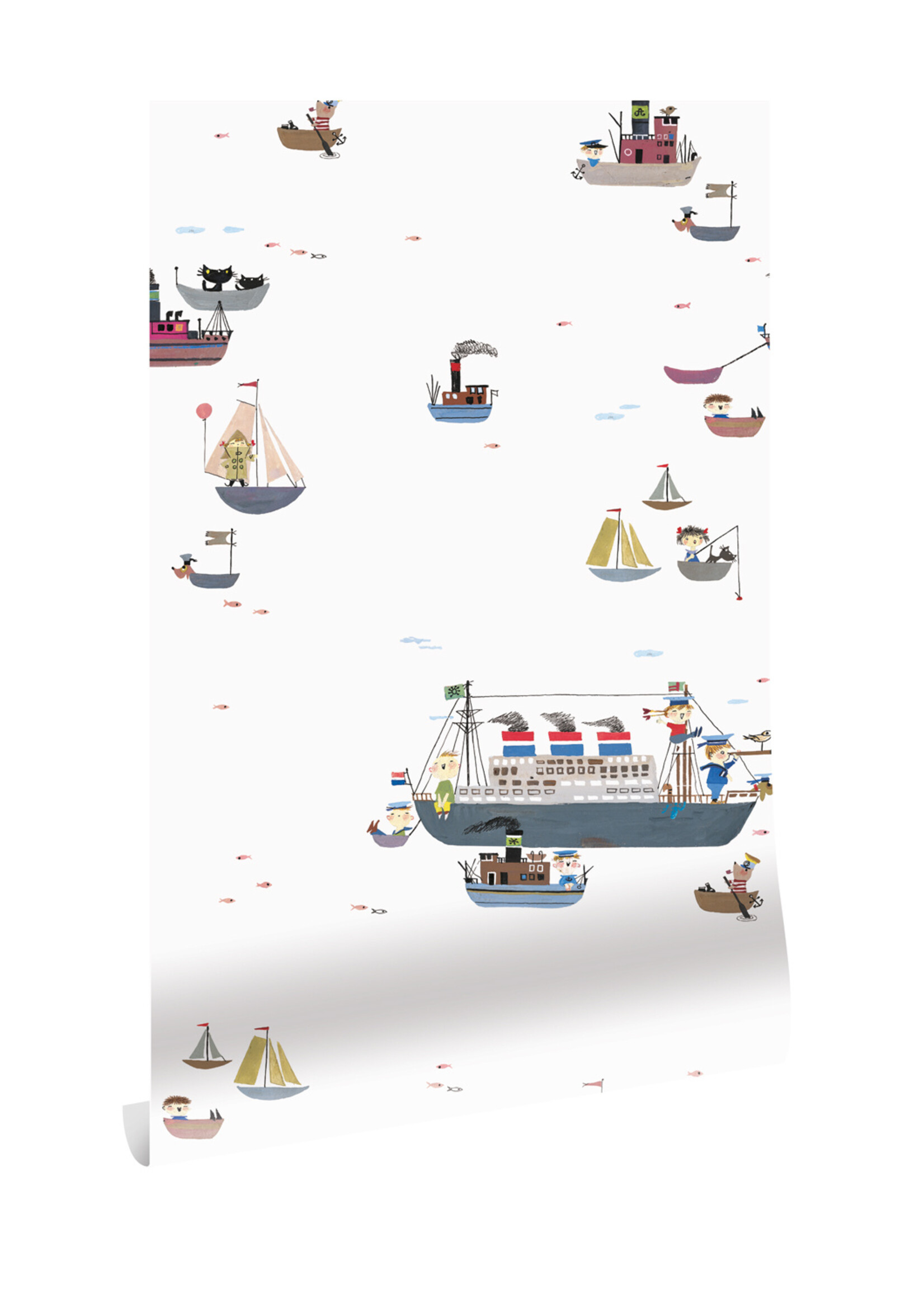 Tapete Fiep Westendorp Holland America Line, 97.4 x 280 cm