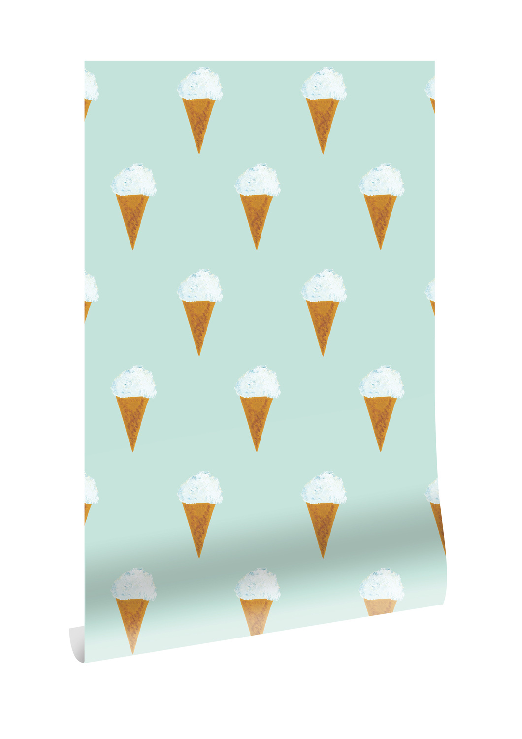 Wallpaper Fiep Westendorp Ice cream, Mint,  x 280 cm - KEK Amsterdam