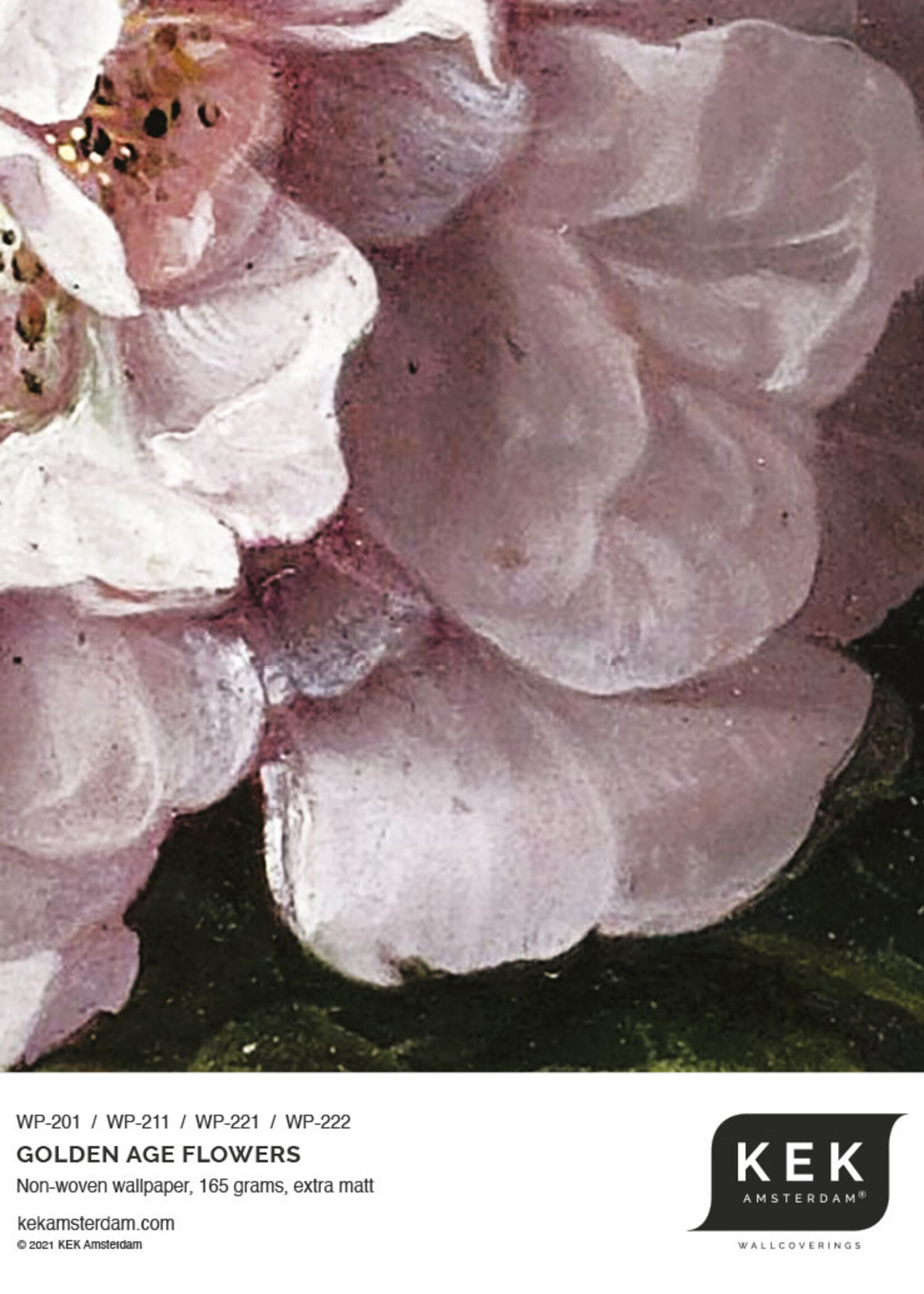 Wall Mural Golden Age Flowers
