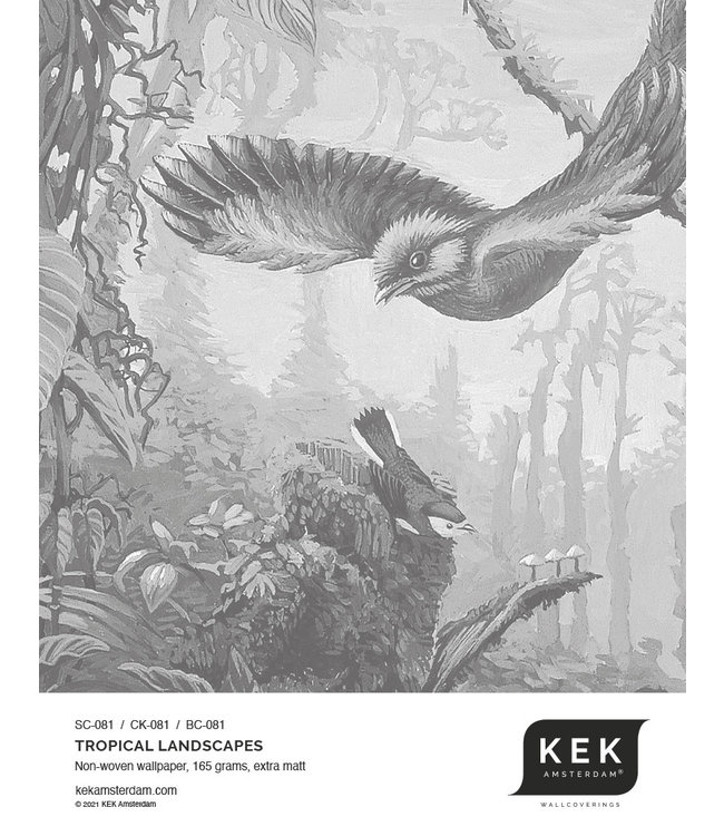 Tapetenpaneel rund Tropical Landscapes